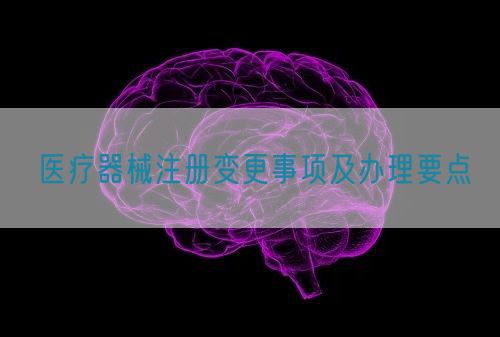 醫(yī)療器械注冊(cè)變更事項(xiàng)及辦理要點(diǎn)(圖1)